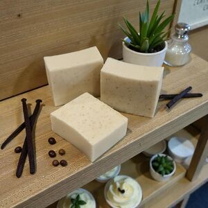 Oatmeal Shea Butter Blend Specialty Skin Nutrition Body Wash Soap Bars Three Set